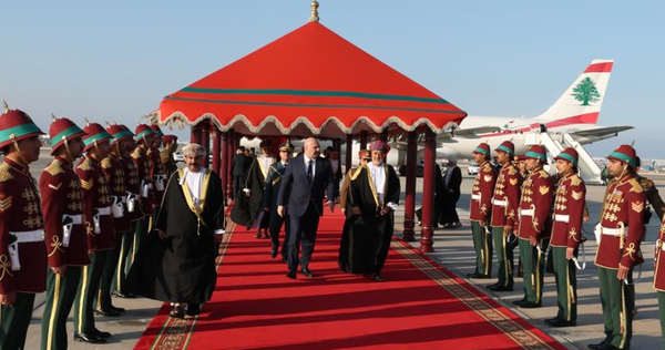 Sultan of Oman, Lebanese President Hold Talks in Muscat